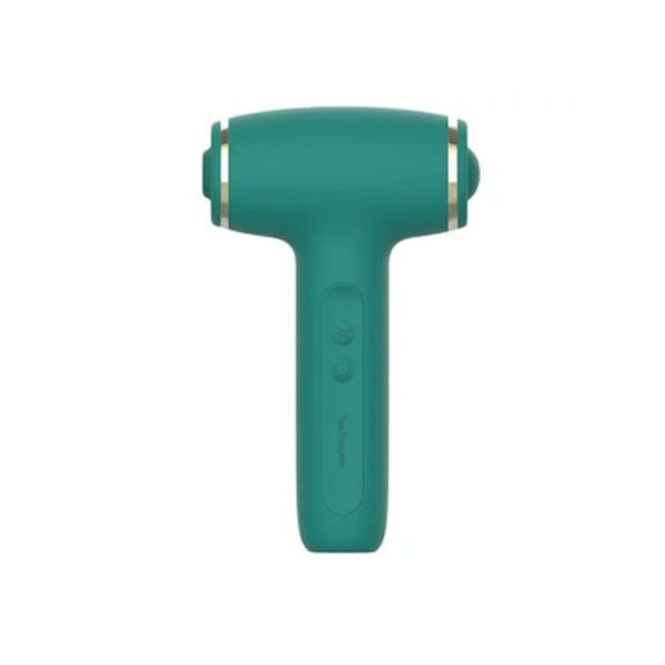 MVS1412-VD-Verde_1 Dirce Estimulador Clitoriano Duplo com 10 Modos de Pulsação e Vibração Me Ame Sex Toys