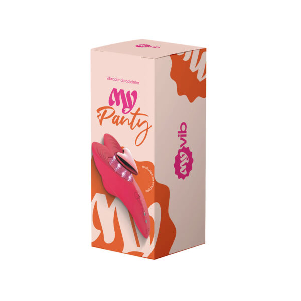 MVV9090-Vermelho_2-1 MyPanty Vibrador de Calcinha com 10 Modos de Vibração e Controle via App MyVib
