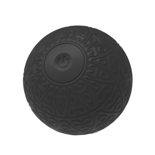 MVW2121-PT-Preto_1 Massageador em Formato de Bola com 10 Modos de Vibração Me Ame Sex Toys