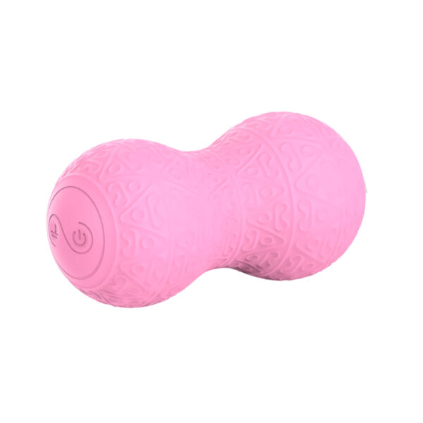 MVW2175Q-RS-Rosa_1 Massageador Corporal em Formato de Amendoim com 10 Modos de Vibração Me