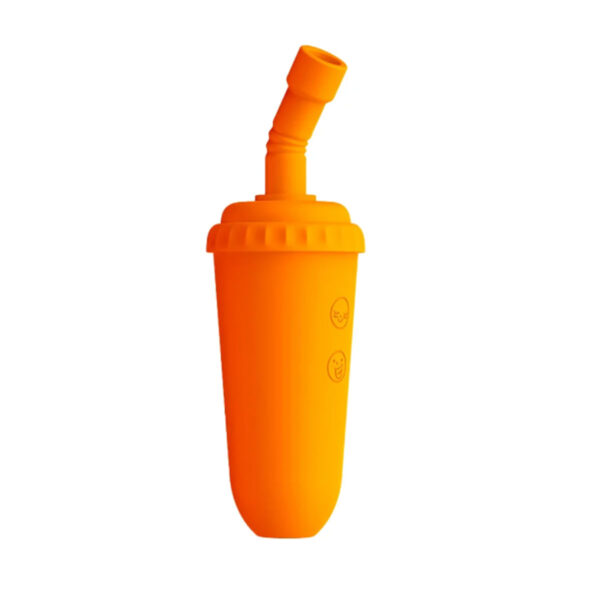 NCB008-Laranja_1 Sugador de Clitóris Vibratório com Formato de Copinho Libb