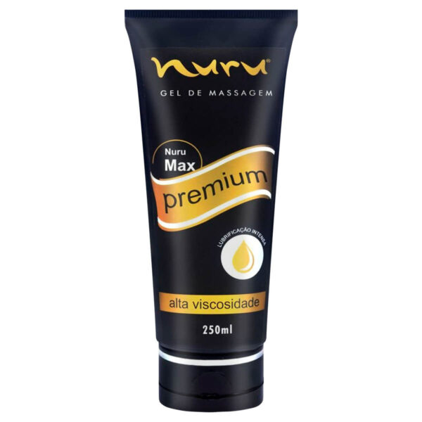 Nuru Max Premium Gel de Massagem com Alta Viscosidade 250ml Nuru