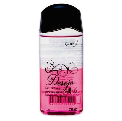 OBD Desejo Óleo Bifásico de Massagem Morango com Champanhe 70ml Garji