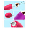 OV026-Pink_4-1 Vibrator Bullet Massageador Revestido em Silicone 10 Vibrações Miss Collection
