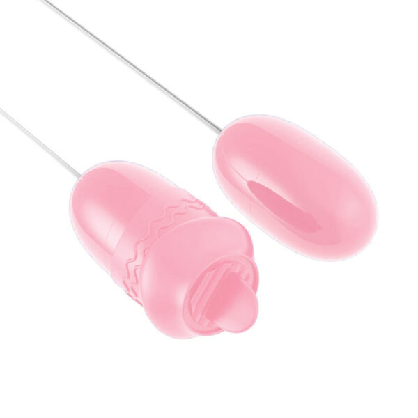 OV029-Rosa-Claro_1 Cápsula Vibratória com Duplo Estímulo com Vibração e Movimento Vip Mix