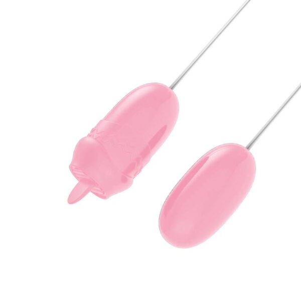 OV029-Rosa-Claro_2 Cápsula Vibratória com Duplo Estímulo com Vibração e Movimento Vip Mix