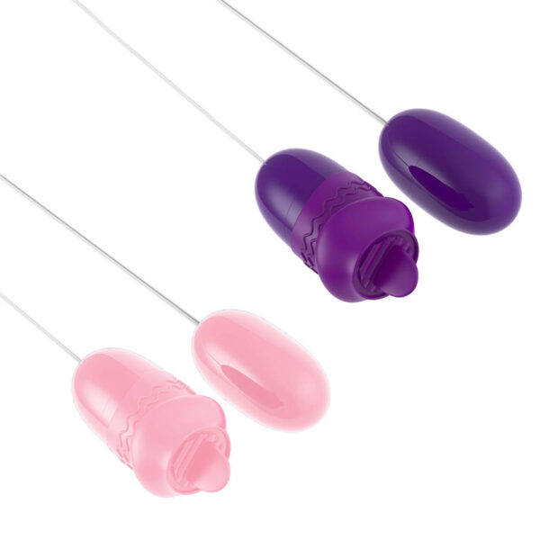 OV029-Rosa-Claro_3 Cápsula Vibratória com Duplo Estímulo com Vibração e Movimento Vip Mix