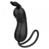 OV037-Preto_1 Rosalie Pretty Love Cápsula Vibratória em Formato de Coelho com 7 Modos de Vibração Vip Mix