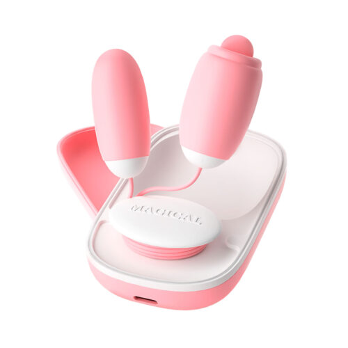 OV044B-Rosa_1 Lilo We Love Cápsula Vibratória com Controle em Formato de Box e 12 Modos de Vibração Vip Mix