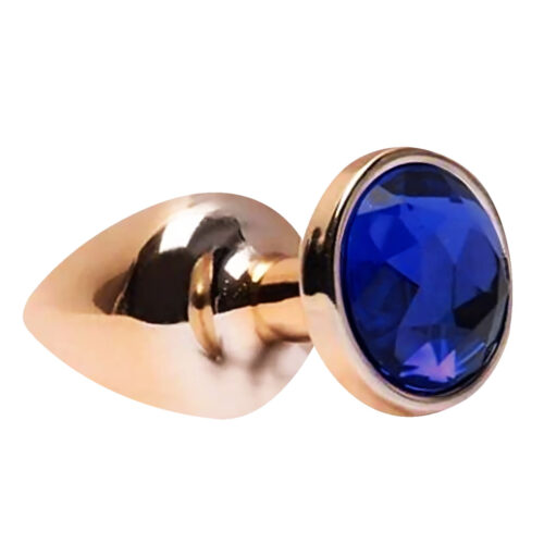 PA-DR-Azul_1 Plug Anal Dourado com Joia Diversão ao Cubo
