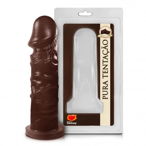 PA005-Chocolate_1 Prótese Pura Tentação Aromático 15,3x4 cm Sexy Fantasy