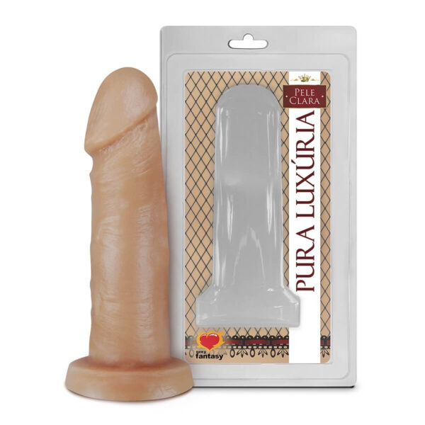 Prótese Pura Luxúria Realístico 14,5 x 3,7cm Sexy Fantasy