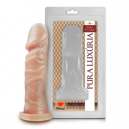 Prótese Pura Luxúria Realístico Maciço 15,3x4 cm Sexy Fantasy