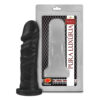 PAP008-Preto_1 Prótese Pura Luxúria Maciço 15,3x4 Sexy Fantasy