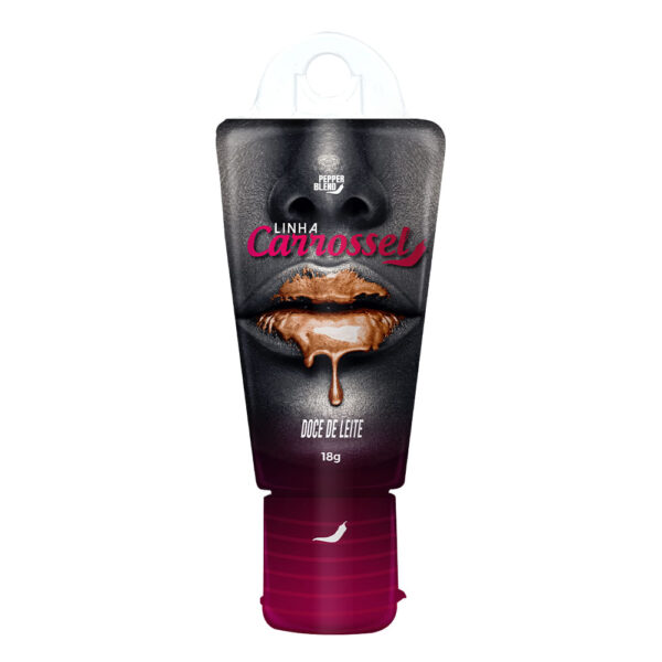 Carrossel Gel Lubrificante Comestível com Efeito Glitter 18g Pepper Blend