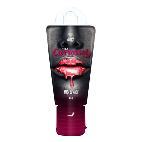 PB216_1 Carrossel Gel Lubrificante Comestível com Efeito Glitter 18g Pepper Blend
