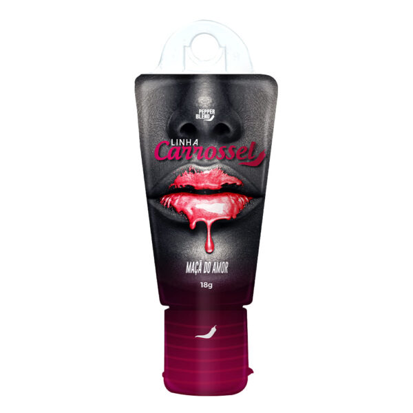 Carrossel Gel Lubrificante Comestível com Efeito Glitter 18g Pepper Blend