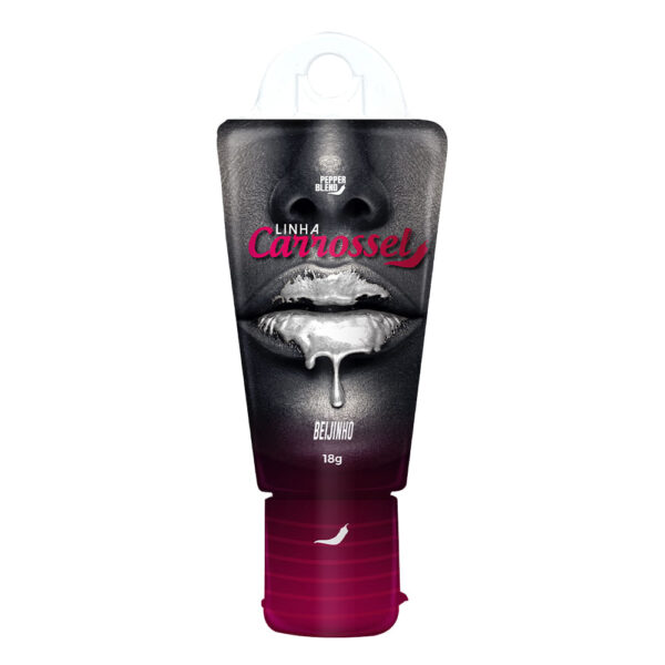 Carrossel Gel Lubrificante Comestível com Efeito Glitter 18g Pepper Blend