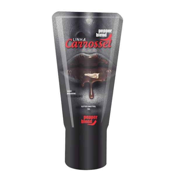 Carrossel Gel Lubrificante Comestível com Efeito Glitter 18g Pepper Blend