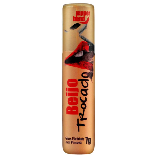 PB221_1-1 Beijo Trocado Bala LĂquida Gloss Eletrizante com Pimenta roll-on 7g Pepper Blend