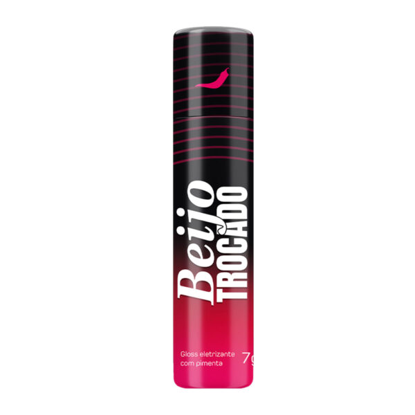 PB221_1 Beijo Trocado Bala LĂquida Gloss Eletrizante com Pimenta roll-on 7g Pepper Blend