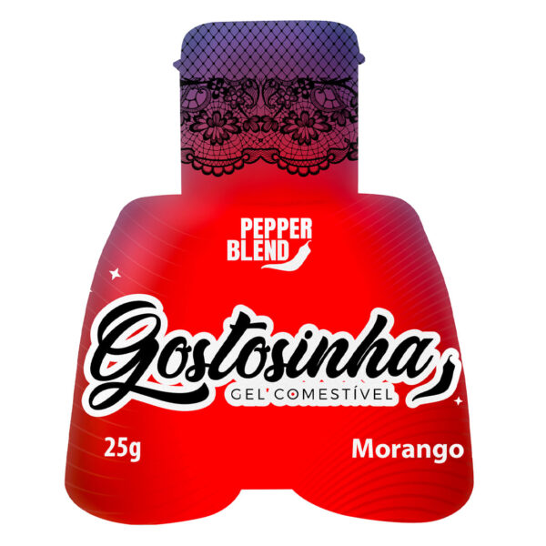 PB238-Morango-Ice_1 Gostosinha Gel ComestĂvel Para Sexo Oral Ice 25g Pepper Blend