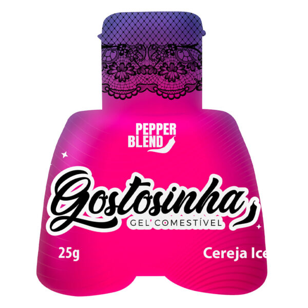 PB239-Cereja-Ice_1 Gostosinha Gel ComestĂvel Para Sexo Oral Ice 25g Pepper Blend