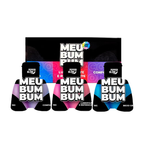 PB240_1 Meu Bum Bum Kit com Beijo Grego, Conforto e Lubrificante Para Sexo Anal Pepper Blend