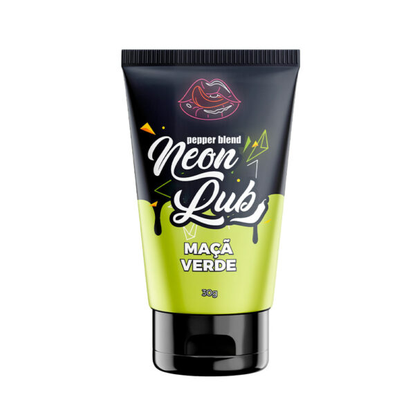 PB333-Maca-Verde_1 Neon Lub Gel Comestível Brilha em Luz Negra 30g Pepper Blend