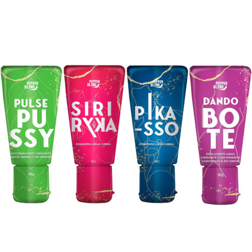 Kit Erótico com 4 Itens Siri Ryka Pulse Pussy Pikasso e Dando o Bote
