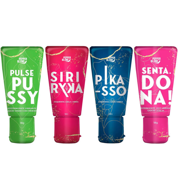 PB356445447357 Kit Erótico com 4 ItensSiri Ryka Pulse Pussy Senta Dona e Pikasso