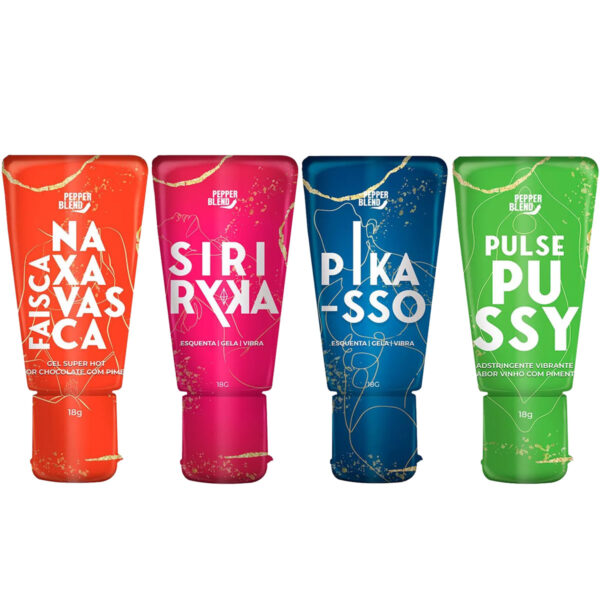 PB356448445357 Kit Erótico com 4 Itens Siri Ryka Faísca na Xavasca Pulse Pussy e Pikasso