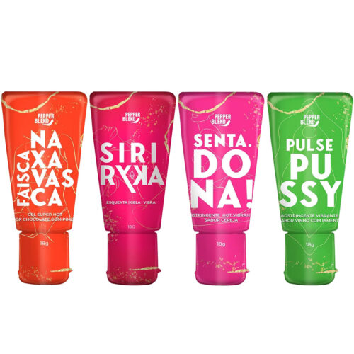 PB356448445447 Kit Erótico com 4 Itens Siri Ryka Faísca na Xavasca Pulse Pussy e Senta Dona