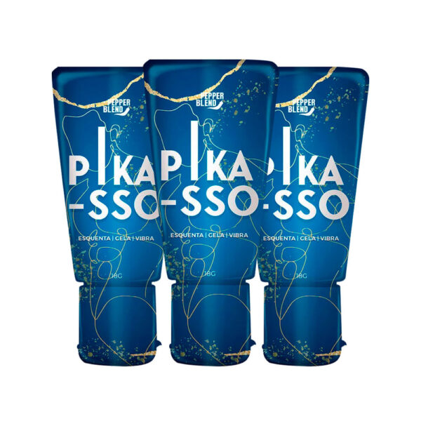 PB357-3_1 Kit com 3 Pikasso Gel ComestĂvel Esquenta, Gela e Vibra
