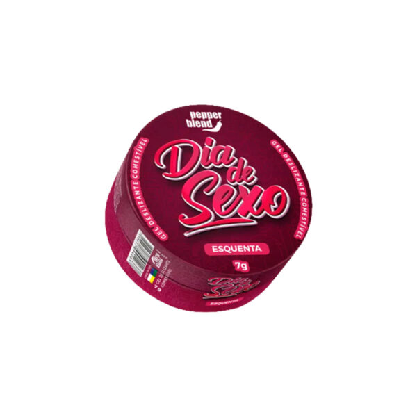 PB397_1 Dia de Sexo Gel Deslizante ComestĂvel que Esquenta 7g Pepper Blend