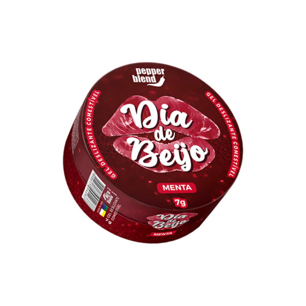 PB398-Menta_1 Dia de Beijo Gel Deslizante ComestĂvel 7g Pepper Blend