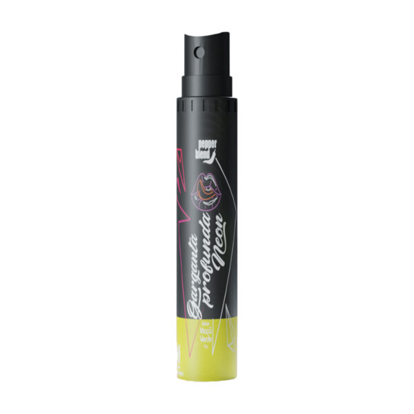 PB407-Maca-Verde_1 Garganta Profunda Bala LĂquida Extra Forte Dessensibilizante em Spray Linha Neon 18ml Pepper Blend