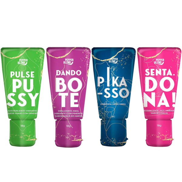 Kit Erótico com 4 Pulse Pussy Senta Dona Pikasso e Dando o Bote