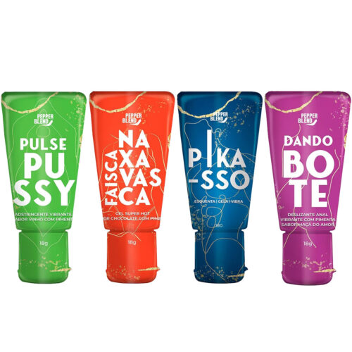 PB448445357449 Kit Erótico com 4 Itens Faísca na Xavasca Pulse Pussy Pikasso e Dando o Bote