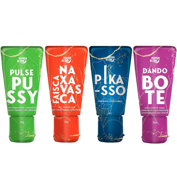 PB448445357449 Kit Erótico com 4 Itens Faísca na Xavasca Pulse Pussy Pikasso e Dando o Bote