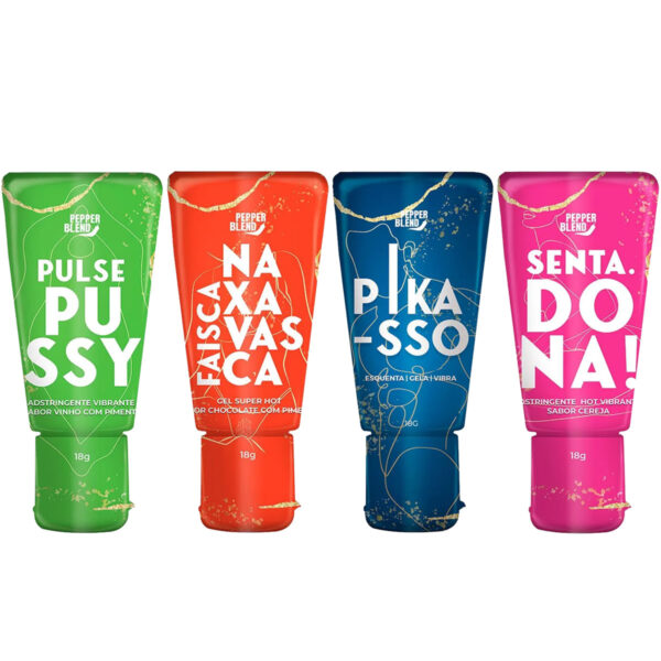 PB448445447357 Kit Erótico com 4 Itens Faísca na Xavasca Pulse Pussy Senta Dona e Pikasso