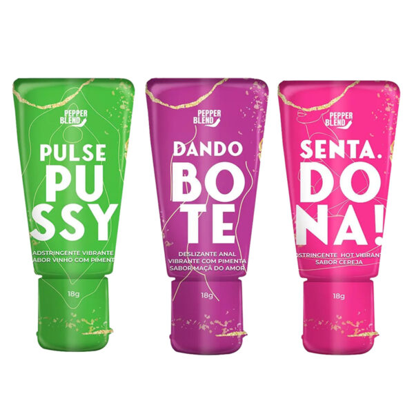 PB449447445 Kit ErĂłtico com 3 Itens Dando o Bote Senta Dona e Pulse Pussy