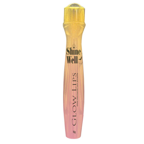 Glow Lips Bala Líquida Gloss 15g Linha Shine Well Pepper Blend