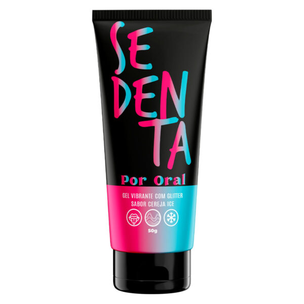 PB465-Cereja-Ice_1 Sedenta Por Oral Gel ComestĂvel com Glitter 50g Pepper Blend
