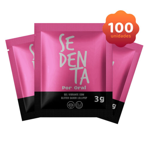 PB483-K100 Kit Erótico com 100 Sachês Sedenta Por Oral Lollipop 3g Pepper Blend