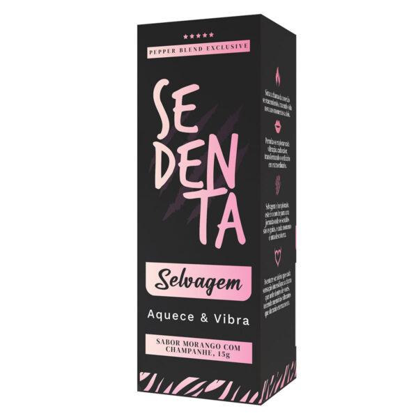 PB495-Morango-com-Champanhe_2 Gel ComestĂvel Sedenta Selvagem 15g Pepper Blend