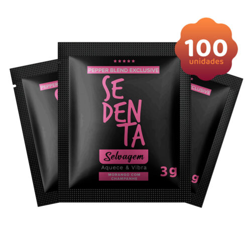 PB505-K100 Kit Erótico com 100 Sachês Sedenta Selvagem 3g Pepper Blend