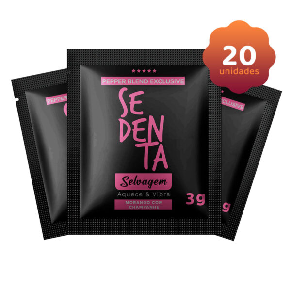 PB505-K20 Kit Erótico com 20 Sachês Sedenta Selvagem 3g Pepper Blend