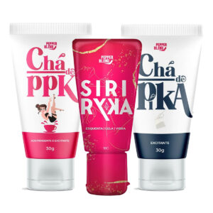 Kit Erótico com Chá de PPK, Chá de Pika e Siri Ryka