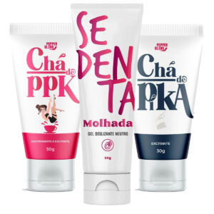 Kit Erótico com Chá de PPK, Chá de Pika e Sedenta Molhada